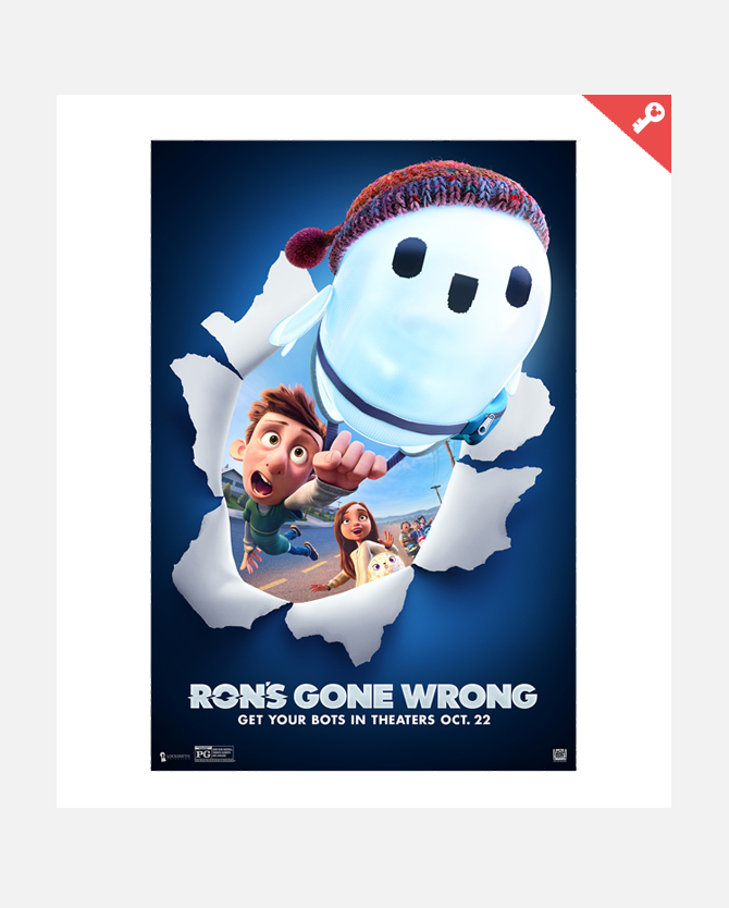 SALE: Rons Gone Wrong Payoff Poster