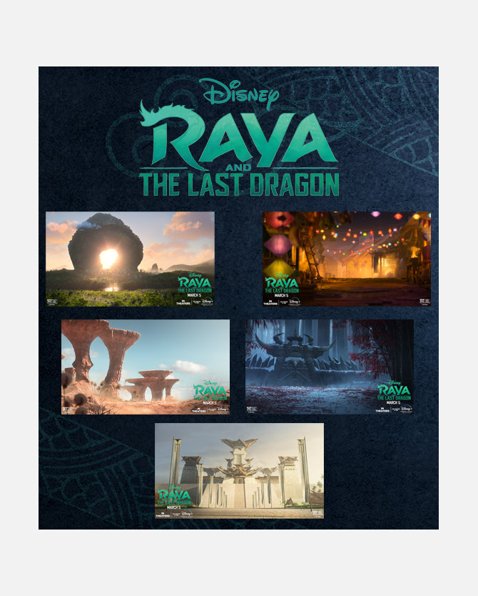 Raya and the Last Dragon Virtual Conference Backgrounds