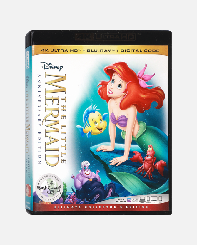 The Little Mermaid Anniversary Edition 4K Ultra HD + Blu-ray + Digital Code