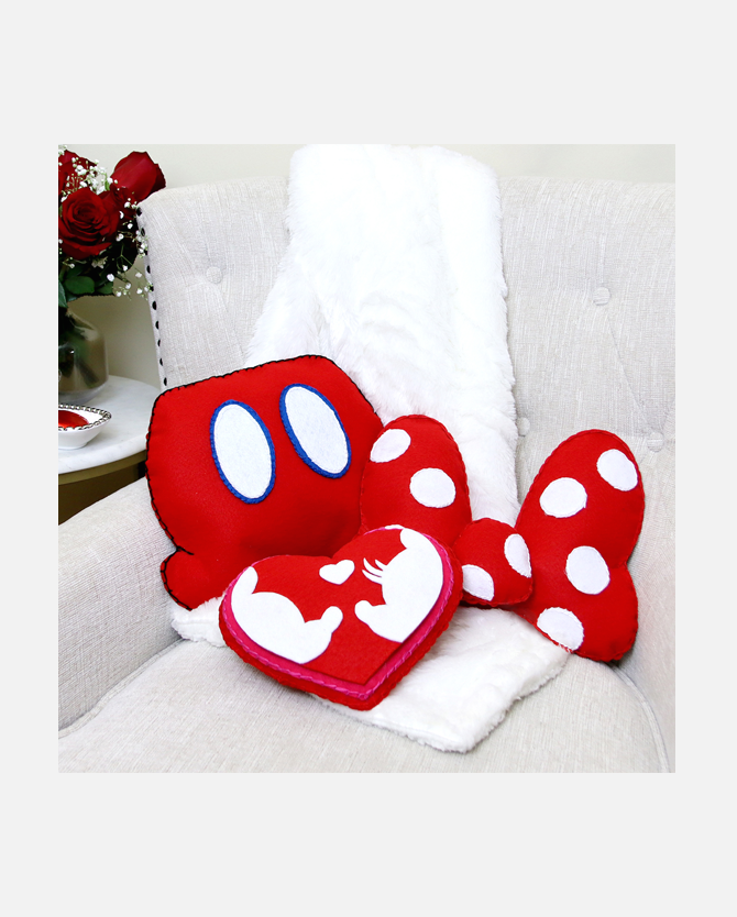 Mickey and Minnie Pillow Craft Printable Activity