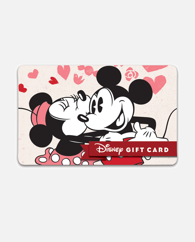 $10 Disney Gift Card eGift: Mickey and Minnie Hugs and Kisses