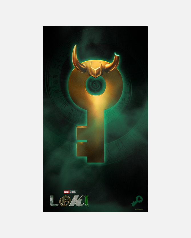 Disney+ Linked Members Only! Marvel Studios' Loki Digital Key