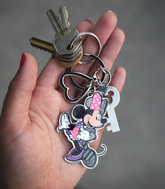 SALE - Disney Movie Insiders Britto Minnie Mouse Keychain