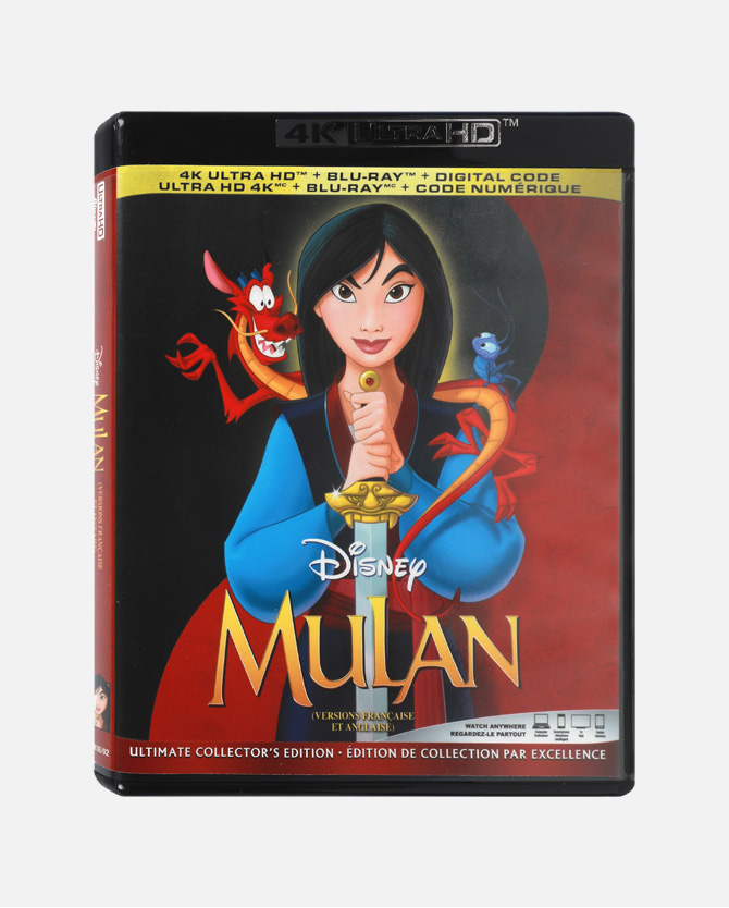 Mulan (1998) 4K Blu-ray Combo Pack + Digital Code - Canada