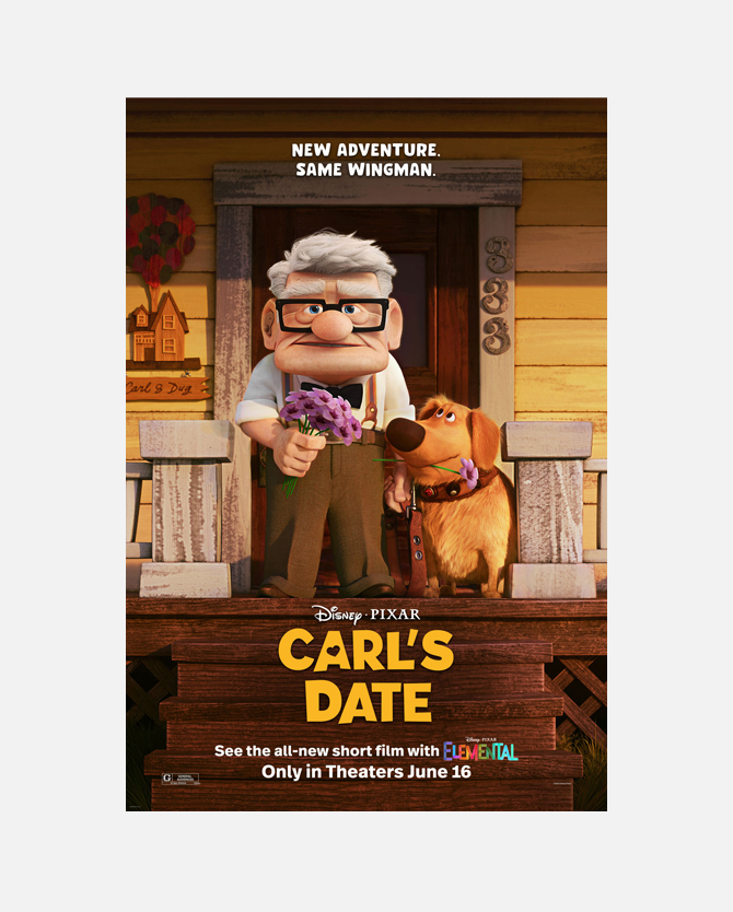 Pixar's Up Short Film Carl's Date to Play With Elemental in Theaters