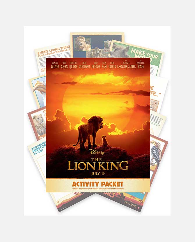 The Lion King Printable Activity Packet