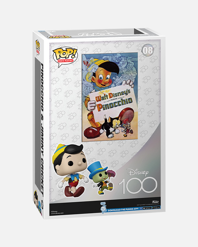 Disney 100th Pop! Movie Poster: Disney- Pinocchio