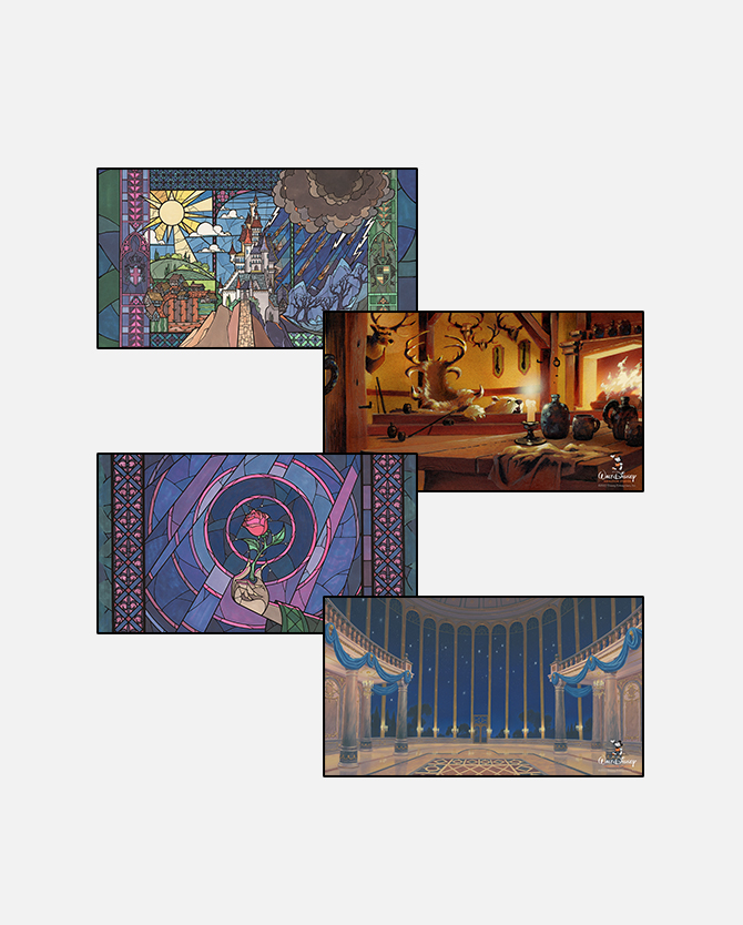 Beauty and the Beast Virtual Conference Backgrounds