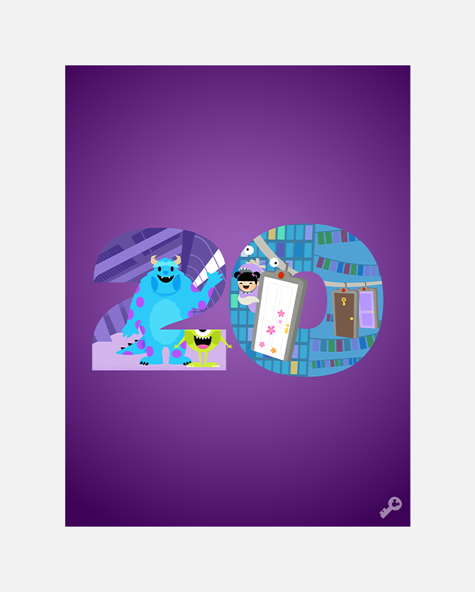 Monsters, Inc. 20 Year Anniversary Celebration Printable Activities