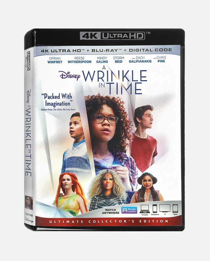 A Wrinkle In Time Blu-ray + 4K Ultra HD + Digital Code