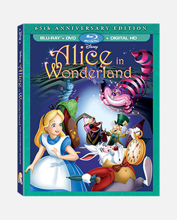 Alice In Wonderland 65th Anniversary Edition Blu-ray™ DVD Combo Pack + Digital Code