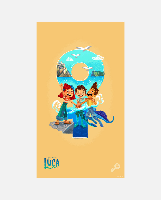 Disney & Pixar's Luca Digital Key