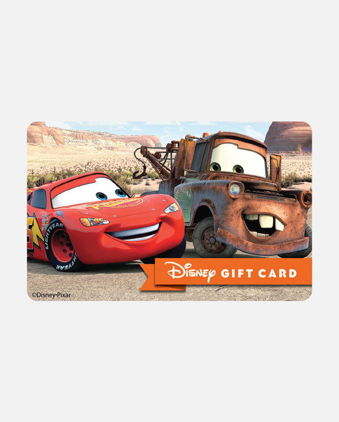 $5 Disney Gift Card eGift - Cars