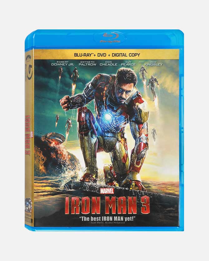 Marvel Studios' Iron Man 3 Blu-ray Combo Pack + Digital Code