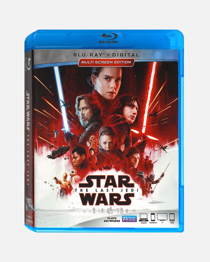 Star Wars: The Last Jedi Blu-ray Combo Pack + Digital Code