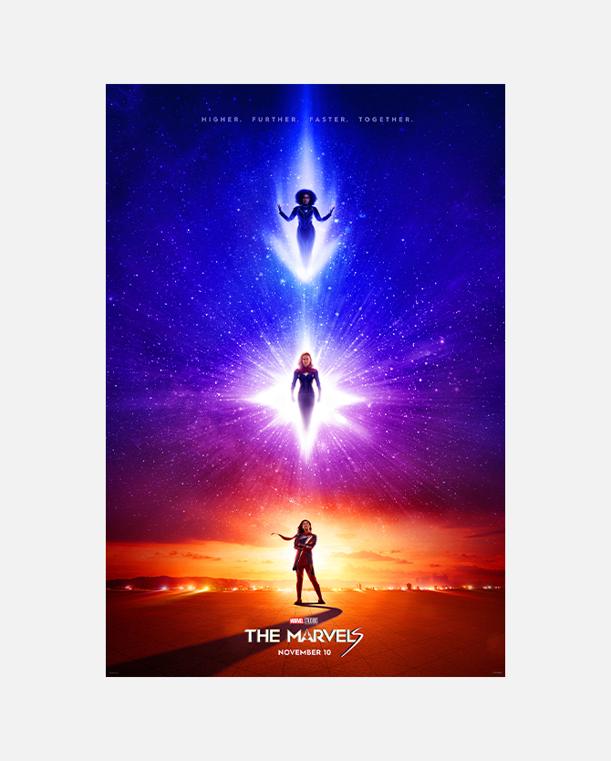 SALE - Marvel Studios' The Marvels Teaser Poster