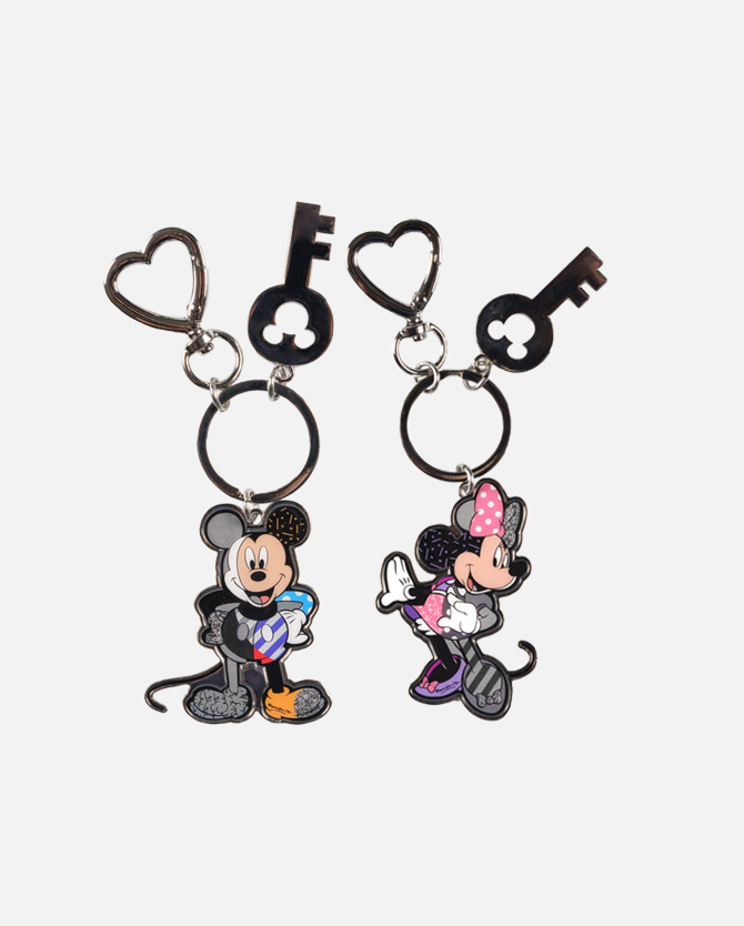 SALE - Disney Movie Insiders Britto Mickey and Minnie Mouse Keychain Set