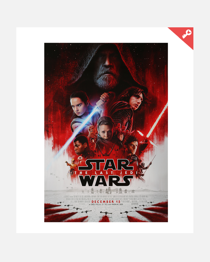 SALE: Star Wars: The Last Jedi Final One Sheet Poster
