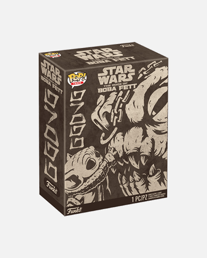 Star Wars The Book of Boba Fett - Grogu with Rancor Boxed Tee - MEDIUM