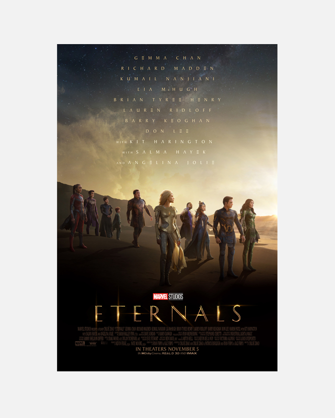 Marvel Studios’ Eternals Payoff One Sheet Poster