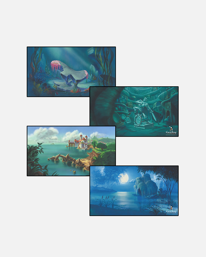 The Little Mermaid Virtual Conference Backgrounds