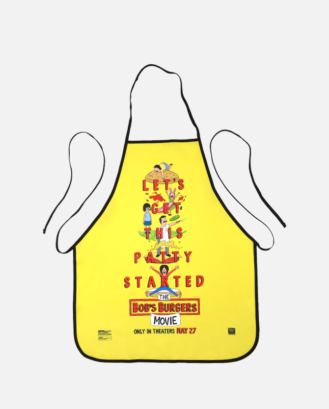 The Bob’s Burgers Movie Let’s Get This Patty Started Burger Apron