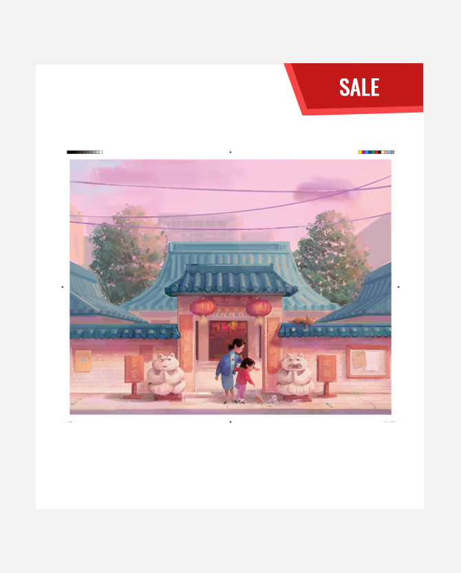 SALE: Turning Red Concept Art by Rona Liu Member Exclusive Print