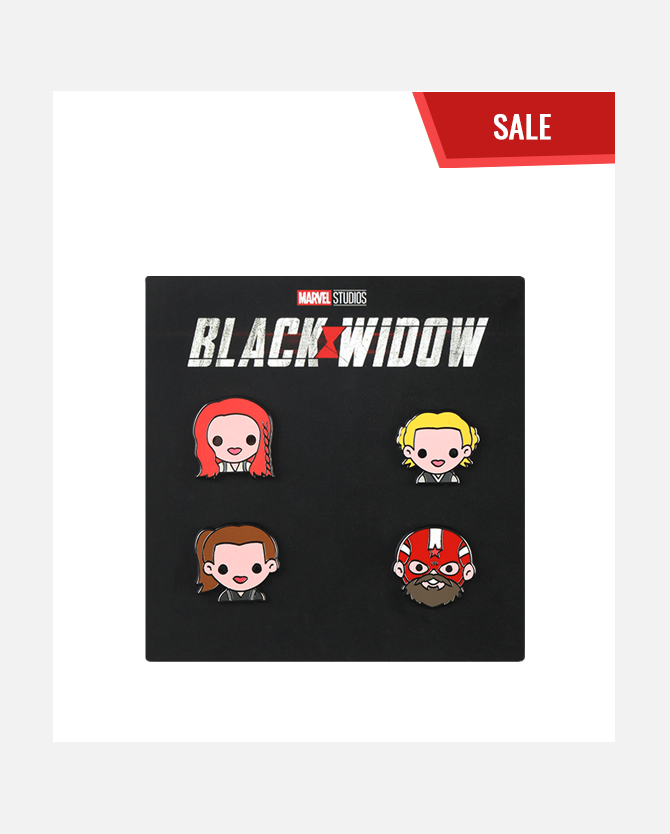 SALE - Marvel Studios' Black Widow Emoji Pin Set - Member Exclusive