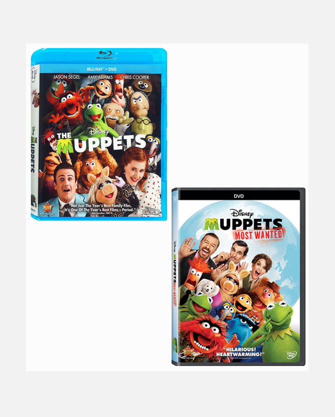 The Muppets Movie Bundle: The Muppets Blu-ray Combo Pack and Muppets Most Wanted DVD
