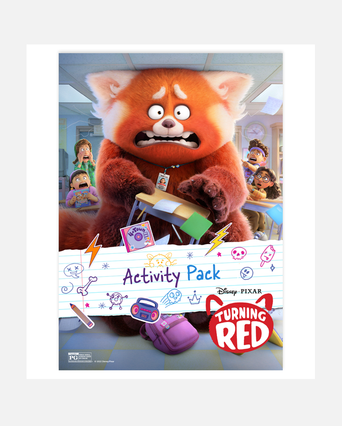 Turning Red Activity Packet